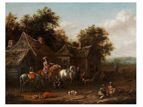 Niederländischer Maler aus dem Kreis/ Nachfolge von Philips Wouwerman 1619 – 1668